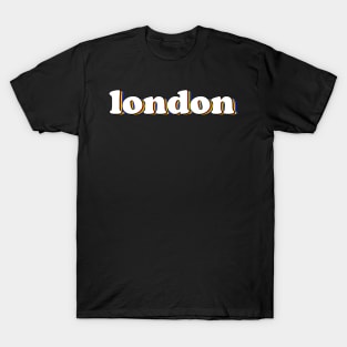 London Retro Words T-Shirt